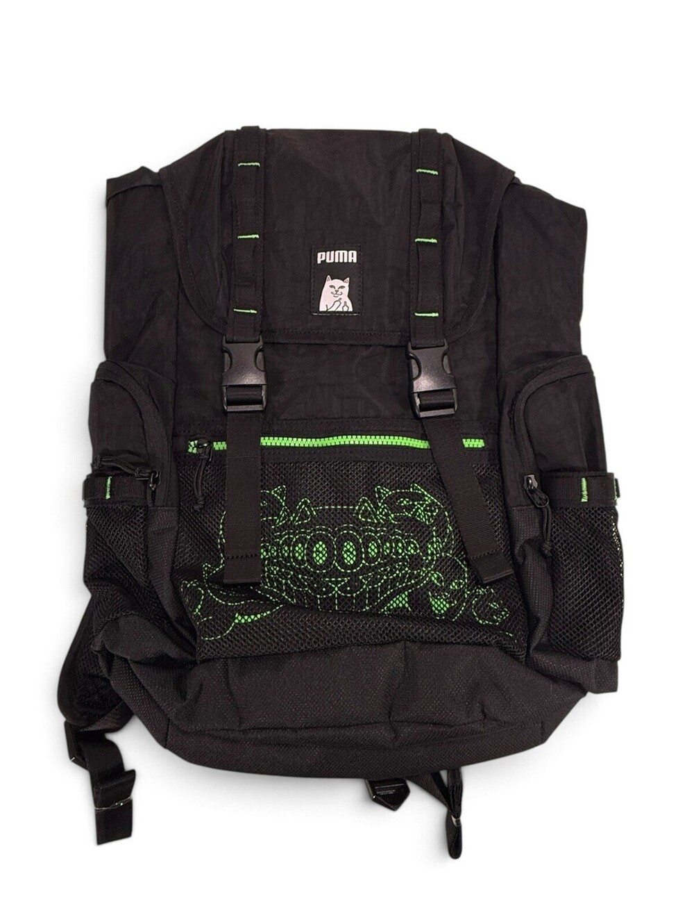 PUMA x RIPNDIP 25L Backpack Rip N Dip Nermal Back Pack Bag Black RARE!